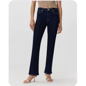 Quince Hi-Rise Stretch Kick Flare Crop / Ankle Size 29 NWT Black